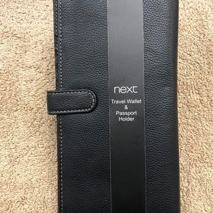 Soft leather travel wallet and passport case